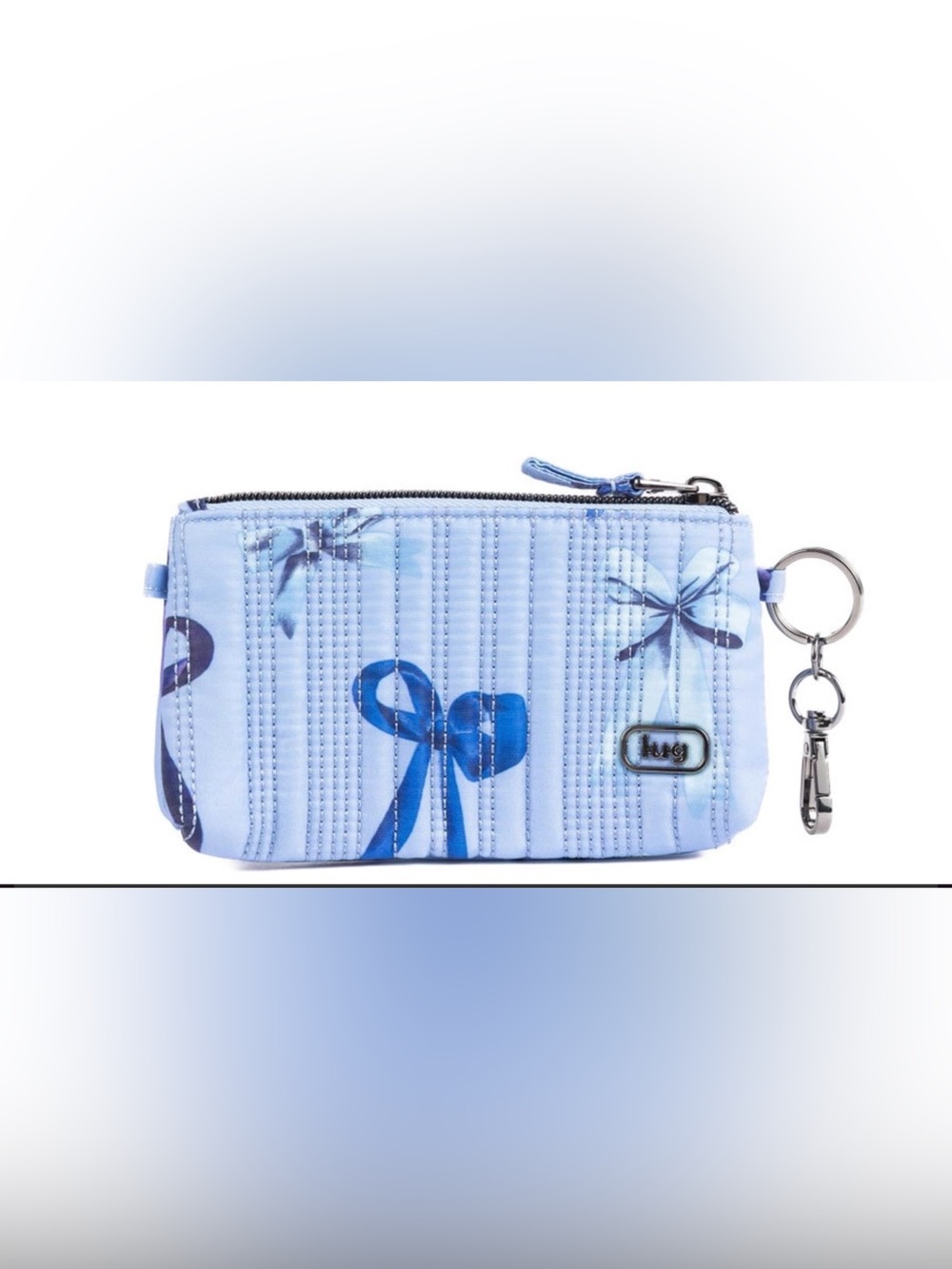 Lug Love Metro XL Pouch – Bows Periwinkle – NWOT